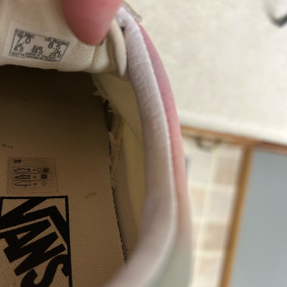 Ombré lace up Vans women’s size 7 Sneakers - Picture 5 of 6